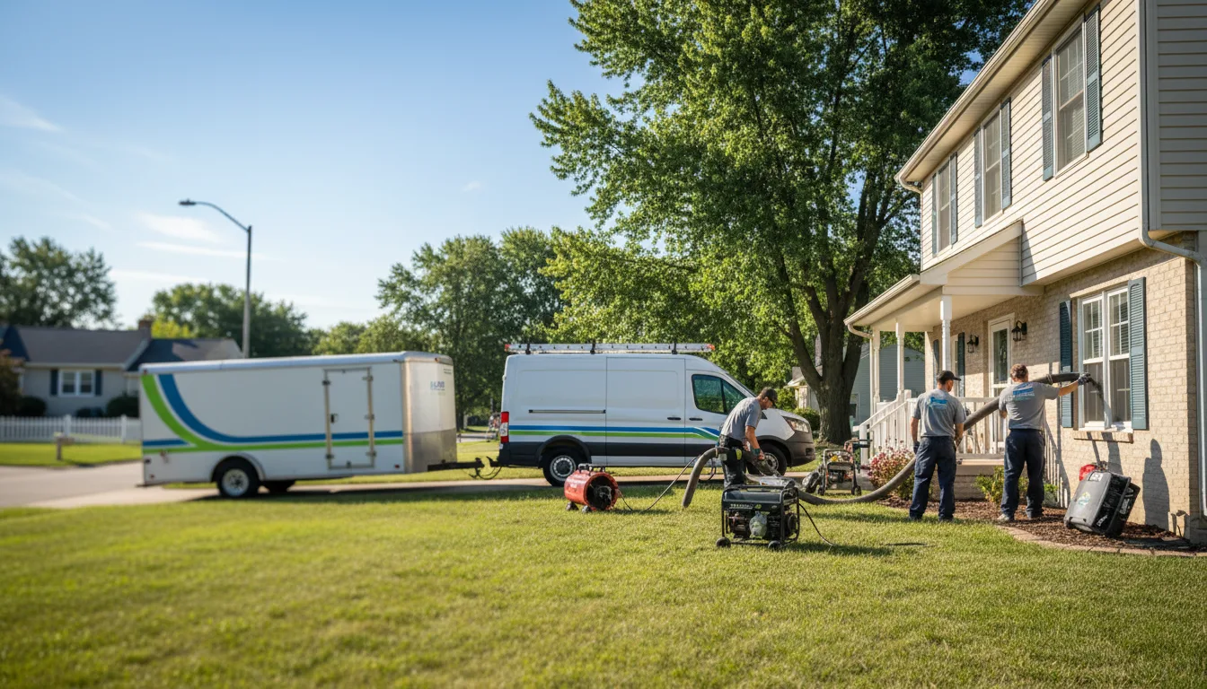 Flooded Basement Restoration And Cleanup With Repair in East Grand Rapids, MI near me